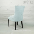 Итальянский дизайн мягкой мебели с высокой спинкой обеденный стул